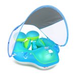 FloatyBaby, anello da nuoto per neonati e bambini piccoli con tettoia