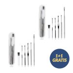 EarCleaningKit, set da 7 pezzi con accessori per la pulizia sicura dell'orecchio 1 + 1 GRATIS