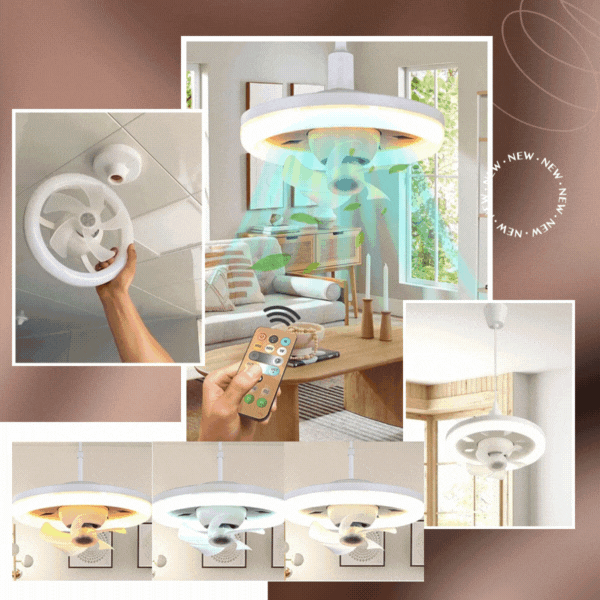 FANLIGHT, Ventilatore con lampada LED