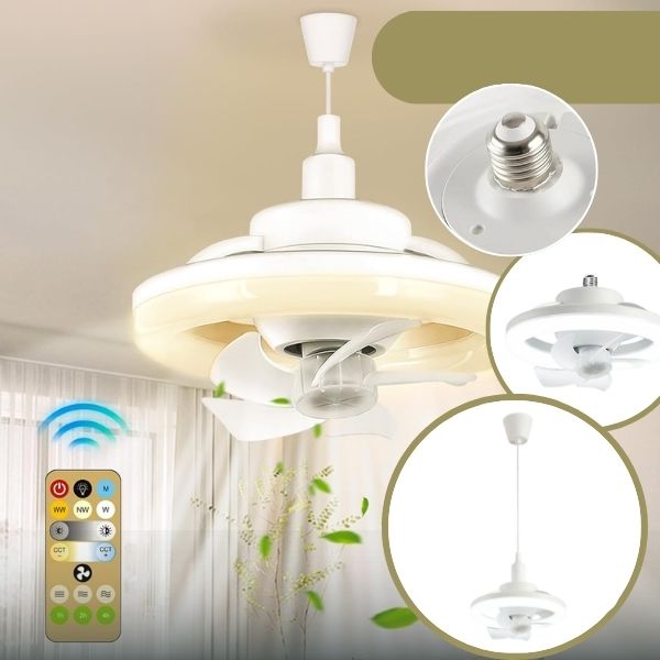 FANLIGHT, Ventilatore con lampada LED