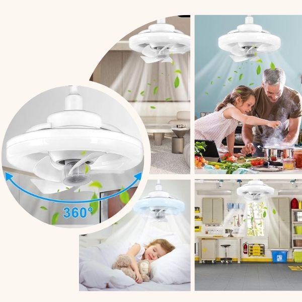 FANLIGHT, Ventilatore con lampada LED