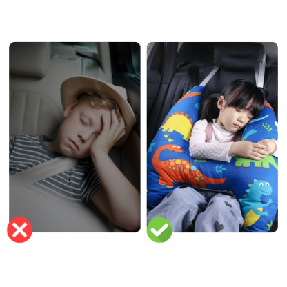HEDSUP-BEL, Cuscino da viaggio per bambini DreamRide