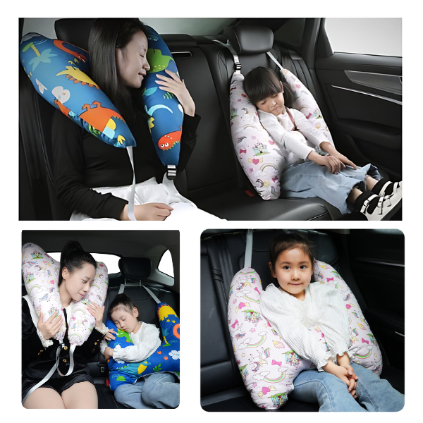 HEDSUP-BEL, Cuscino da viaggio per bambini DreamRide