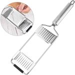 MultiSlicer, tagliaverdure multifunzionale con supporto ergonomico antiscivolo e 3 diverse lame