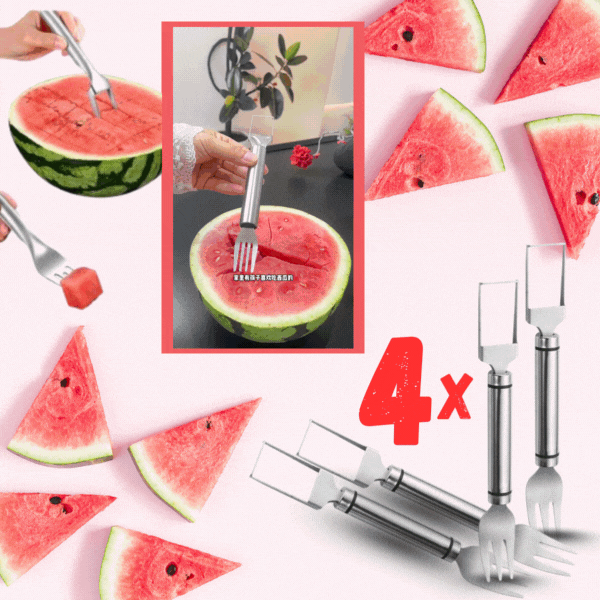 Forchetta Taglia Anguria 2-in-1, FRUITFORK (1+1 GRATUITO )