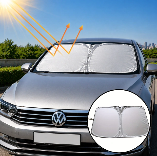 SunVisor, parasole retrattile per parabrezza auto (1+1 GRATUITO )
