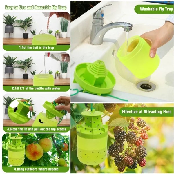 Trappola per mosche, FLYREP (1+1 GRATIS)