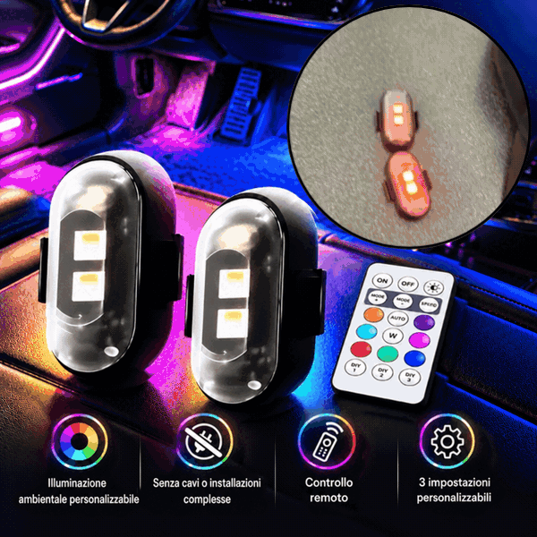 Illuminazione LED ambientale per auto, CarAmbient